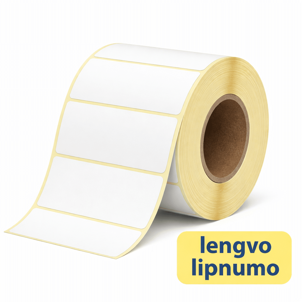 lipnios etiketės 52x30 lengvo lipnumo aspa