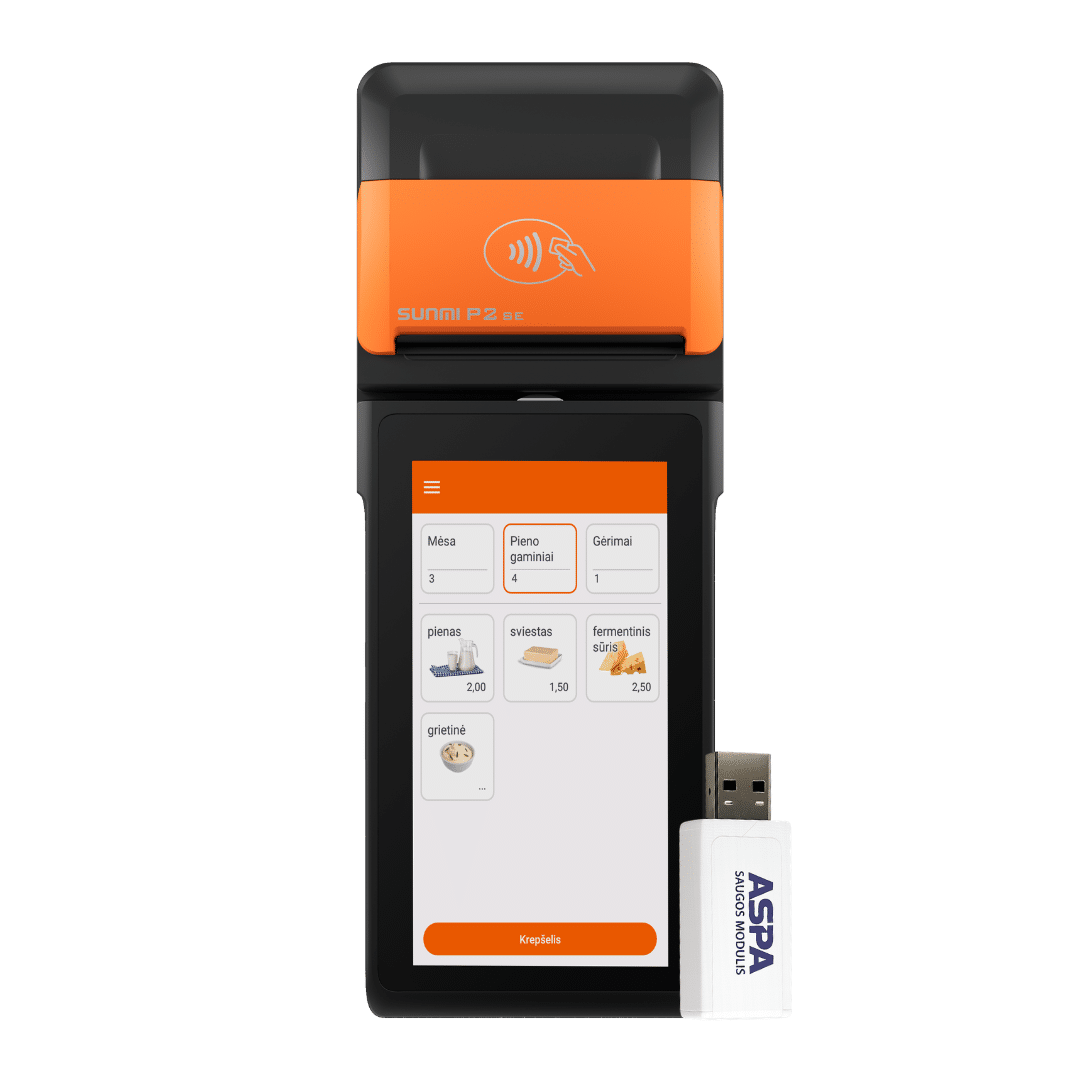 kasos aparatas aspa sunmi p2se